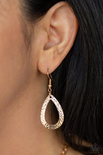 Load image into Gallery viewer, Paparazzi Accessories - Teardrop Tempest - Gold