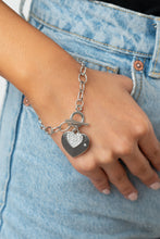 Load image into Gallery viewer, Paparazzi Accessories - Heartbeat Bedazzle - White