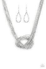 Load image into Gallery viewer, Paparazzi Accessories - Knotted Knockout - Silver
