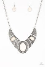 Load image into Gallery viewer, Paparazzi Accessories - Leave Your LANDMARK - White