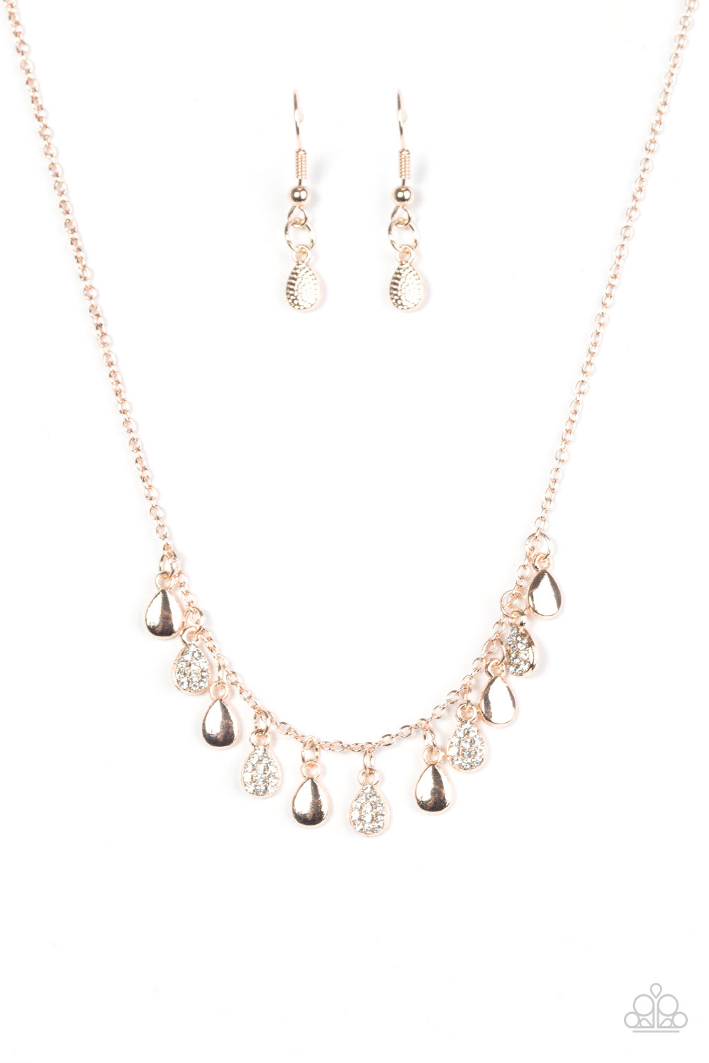 Paparazzi Accessories - Radiant Rainstorms - Rose Gold