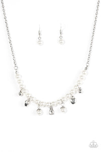 Paparazzi Accessories - A HEART-Luck Story - White