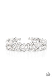 Paparazzi Accessories - Megawatt Majesty - White