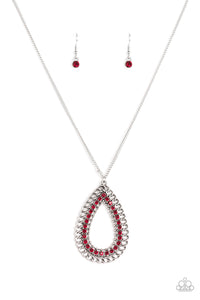 Paparazzi Accessories - Drippin In Drama - Red