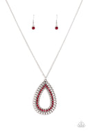 Paparazzi Accessories - Drippin In Drama - Red