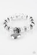 Paparazzi Accessories - Need I Say AMOUR? - White