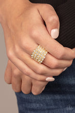 Load image into Gallery viewer, Paparazzi Accessories - Million Dollar Masquerade - Gold
