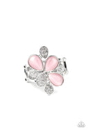 Paparazzi Accessories - Diamond Daisies - Pink