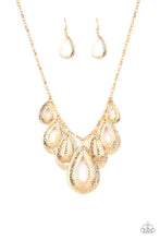 Load image into Gallery viewer, Paparazzi Accessories - Teardrop Tempest - Gold
