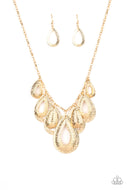 Paparazzi Accessories - Teardrop Tempest - Gold