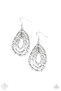Paparazzi Accessories - Metallic Meltdown - Silver