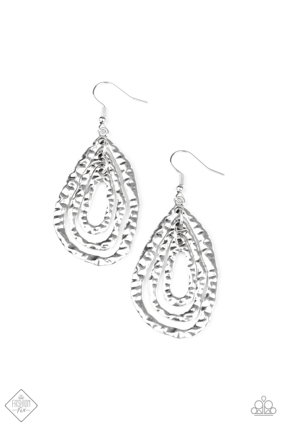 Paparazzi Accessories - Metallic Meltdown - Silver