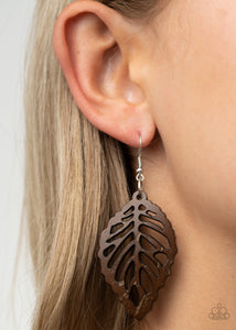 Paparazzi Accessories - LEAF Em Hanging - Brown