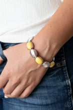 Load image into Gallery viewer, Paparazzi Accessories - Decadently Dewy - Yellow
