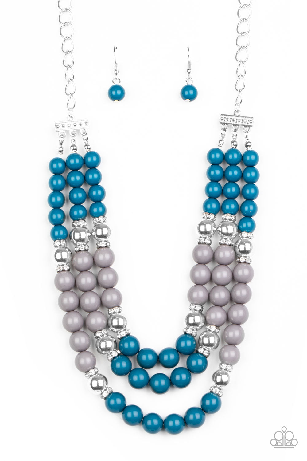 Paparazzi Accessories - BEAD Your Own Drum - Blue