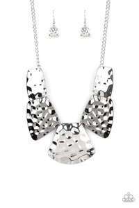 Paparazzi Accessories - HAUTE Plates - Silver