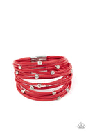 Paparazzi Accessories - Fearlessly Layered - Red