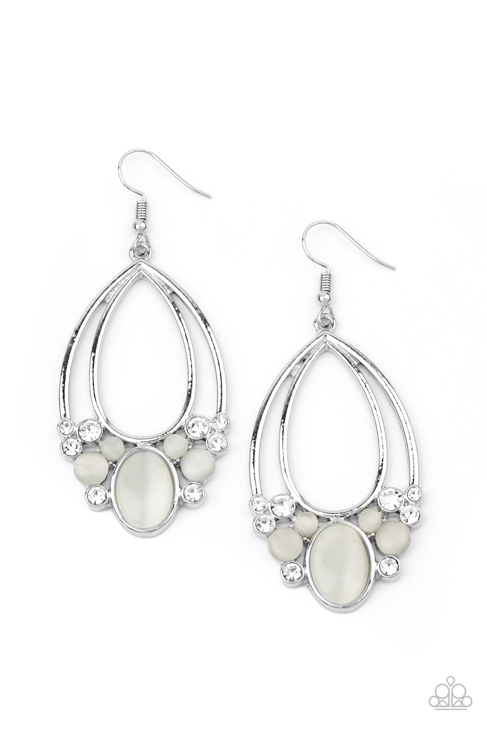 Paparazzi Accessories - Look Into My Crystal Ball - White