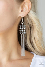 Load image into Gallery viewer, Paparazzi Accessories - Tasteful Tassel - Silver
