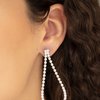 Paparazzi Accessories - Diamond Drops – White