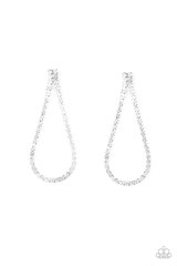 Paparazzi Accessories - Diamond Drops – White
