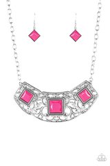 Paparazzi Accessories - Feeling Inde-Pendant - Pink
