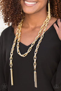 Paparazzi Accessories  for Attention Necklace -Gunmetal