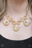 Paparazzi Accessories Hypnotized Necklace Set-Gold