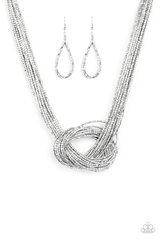 Paparazzi Accessories - Knotted Knockout - Blue