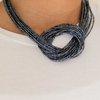 Paparazzi Accessories - Knotted Knockout - Blue