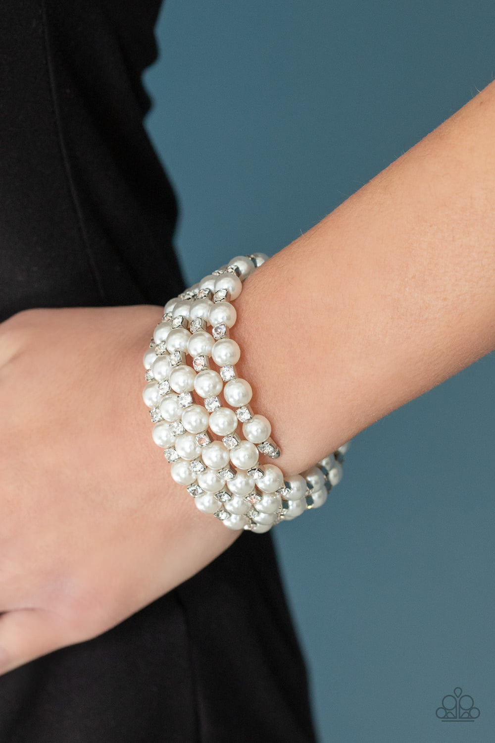 Paparazzi Accessories- Rich Royal - White