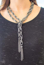 Load image into Gallery viewer, Paparazzi Accessories  for Attention Necklace -Gunmetal
