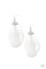 Paparazzi Accessories - Tassel Tempo – White