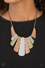 Load image into Gallery viewer, Untamed Necklace Silver and Brass
