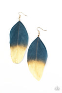 Paparazzi Accessories - Fleek Feather - Blue