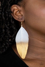 Load image into Gallery viewer, Paparazzi Accessories - Fleek Feather - White
