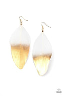 Paparazzi Accessories - Fleek Feather - White